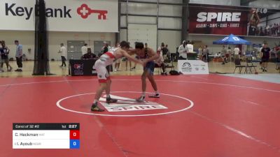 65 kg Consi Of 32 #2 - Conner Heckman, Mat Town USA vs Ismael Ayoub, Nebraska Wrestling Training Center