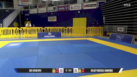 Kelsey Nichole Hawkins vs Bee Hyun Ryu 2025 Pan IBJJF Jiu-Jitsu No-Gi Championship