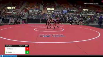 101 lbs Cons. Semi - Elle Vinson, El Dorado vs Maliyah Lopez, Burlingame