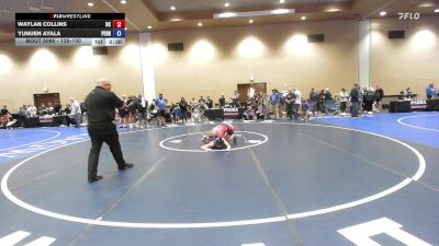 125-130 lbs Semis - Waylan Collins, North Carolina vs Yunuen Ayala, Pennsylvania