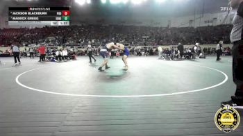 B6A-215 lbs Quarterfinal - Maddox Gregg, Edmond North vs Jackson Blackburn, Piedmont