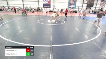 90 lbs Rr Rnd 1 - Patrick Wiseman, Ragin Raisins Concord vs Xavier Bernthal, Silo