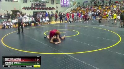 215 lbs 2nd Wrestleback (16 Team) - Colt McNamara, Holy Innocents Episcopal vs Enrique Garcia, Chestatee