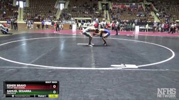 5A 150 lbs Champ. Round 1 - Samuel Segarra, Holtville vs Esmer Bravo, Valley High School