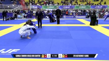 Lys Katherine P. Kang vs Camila Tamiris Souza Dos Santos 2025 Brasileiro Jiu-Jitsu IBJJF