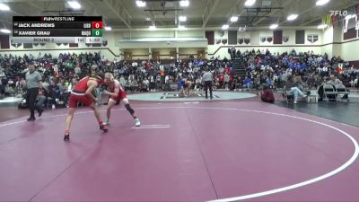 138 lbs Round 2 - Xavier Grau, Maquoketa vs Jack Andrews, Lisbon