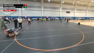 132 lbs Cons. Round 10 - James Nalbone, Hammers vs Jordan Harrison, Lake Gibson Braves