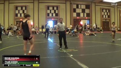 155 lbs Round 4 (6 Team) - James Canuso, MetroWest United vs ALEX MESSINGER, Elite Wrestling