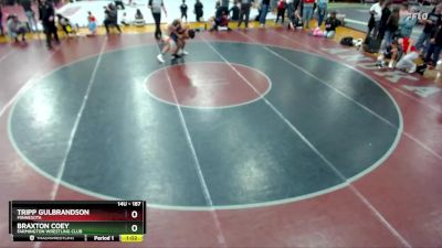 187 lbs Round 1 - Tripp Gulbrandson, Minnesota vs Braxton Coey, Farmington Wrestling Club