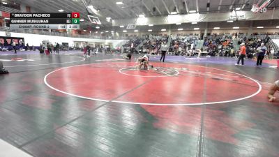 125 lbs Champ. Round 2 - Gunner Musilunas, Keiser University vs Braydon Pacheco, Friends University