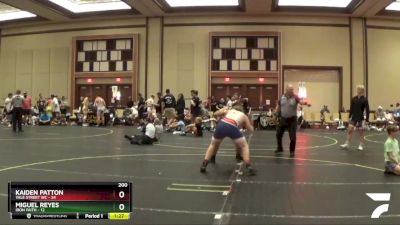 200 lbs Round 1 (6 Team) - Miguel Reyes, Iron Faith vs Kaiden Patton, Yale Street WC