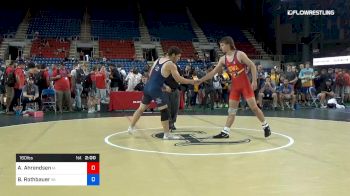 160 lbs Quarters - Adam Ahrendsen, Iowa vs Bowen Rothbauer, Wisconsin