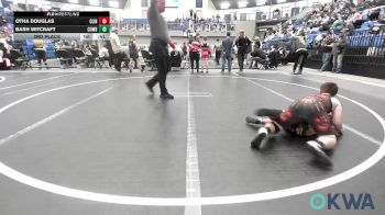 90 lbs 3rd Place - Otha Douglas, Clinton Youth Wrestling vs Bash Witcraft, Cowboy Wrestling Club