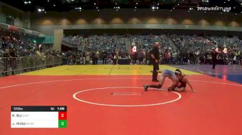120 lbs Prelims - Kobe Bui, Centennial vs Jahaun Hicks, McQueen B