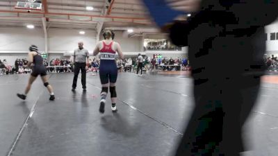 110 lbs Cons. Round 6 - Angela Bowerman, Teays Valley High School vs Mia Forberg, Perry (Massillon)