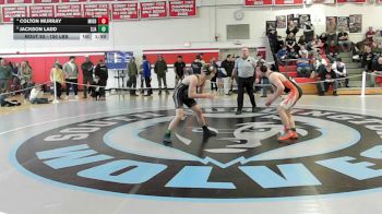 150 lbs Quarterfinal - Colton Murray, Middlebury vs Jackson Ladd, St. Johnsbury