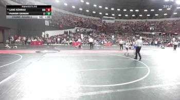 85 lbs Champ. Round 2 - Parker Gerber, Crass Trained vs Lane Konrad, Hortonville