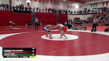 220 lbs Quarterfinal - Jackson Van Keuren, Maquoketa vs Grant Gray, Northeast Community