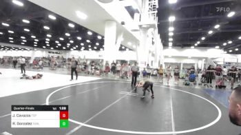 61 lbs Quarterfinal - Jett Cavazos, Top Rank vs Ricky Gonzalez, Turlock Wrestling