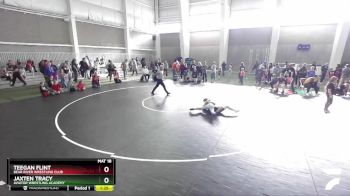 88 lbs Champ. Round 1 - Teegan Flint, Bear River Wrestling Club vs Jaxten Tracy, Aviator Wrestling Academy