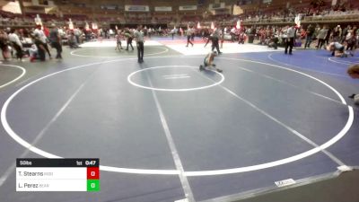 50 lbs Round Of 16 - Teagan Stearns, Ridge WC vs Lucas Perez, Bear Cave