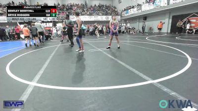 110 lbs Consi Of 8 #2 - Bentley Berryhill, Glenpool Warriors vs Bryce Rodgers, Raw Wrestling Club