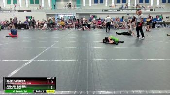 60 lbs Cons. Semi - Jase Cabrera, Colosseum Wrestling Club vs Arman Bassiri, Pinning Pythons