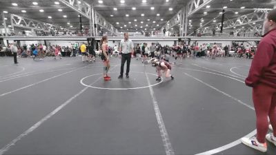 118 lbs Round 4 (6 Team) - Jocelyn Danbe, Razor PinkWave vs Mia Henckel, PA West Yellow