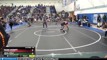 119 lbs Round 1 - Dean Avila, Surf City Wrestling Club vs Elijah Vazquez, Cataline`s Wildcats