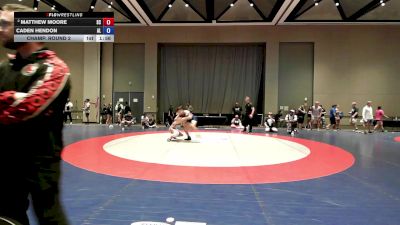 132 lbs Champ. Round 2 - Matthew Moore, SC vs Caden Hendon, AL