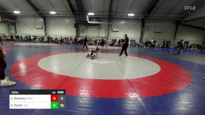 60 lbs Rr Rnd 1 - Jay Downey, Morris Fitness Wrestling Club - (A) vs Carson Scott, Level Up Wrestling Center - (A)