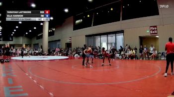 100 lbs Round 1 (4 Team) - Tarayiah Lattimore, Patriots WC Red vs Ella Harmon, TWA #2