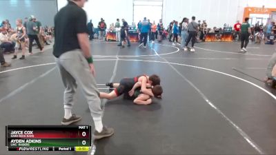 95/105 Cons. Semi - Jayce Cox, Hard Rock Rams vs Ayden Adkins, LWC: Raiders