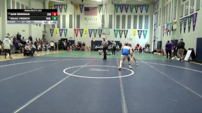 120 lbs Cons. Round 2 - Isaac French, Wahlert, Dubuque vs Sam Brennan, Cedar Rapids Washington