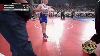 100 lbs Rr Rnd 2 - Harley Clark, ARDMORE TAKEDOWN CLUB vs Addison Ross, East Kansas Eagles