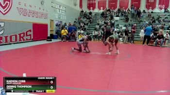 138 lbs Champ. Round 1 - Kaemon Cobb, Rocky Mountain vs Derriq Thompson, Center