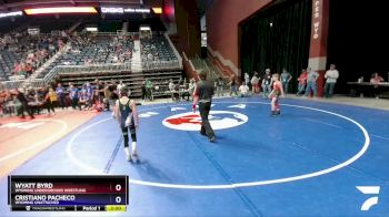 71 lbs Semifinal - Wyatt Byrd, Wyoming Underground Wrestling vs Cristiano Pacheco, Wyoming Unattached