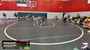 107 lbs Finals (2 Team) - Madison Nguyen, Cypress Wrestling Club vs Brianna Sanchez, Reece`s Warriors