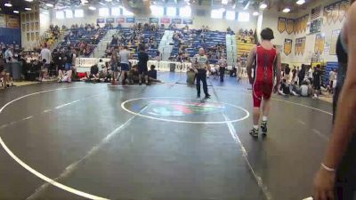 215 lbs Champ Round 1 (16 Team) - Blake Barodte, Wakulla WC vs Caleb Gaskin, The Outsiders