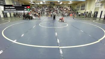 100 lbs Champ. Round 3 - Riley Rivera, Elsinore vs Alyaah Bravo, Lancaster