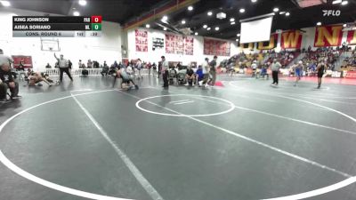 138 lbs Cons. Round 6 - KIng Johnson, Paramount vs Aisea Soriano, MoanaLua