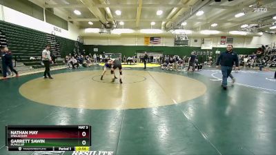 157 lbs Cons. Round 5 - Nathan May, Steilacoom vs Garrett Sawin, Puyallup