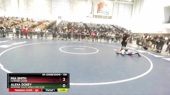 130 lbs Semifinal - Alexa Doxey, Newfane Youth Wrestling Club vs Mia Smith, Club Not Listed