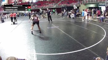 126 lbs 2nd Place Match - Alayna Schuett, Trojan Wrestling Club vs Samantha Lara, CWO