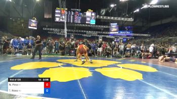 160 lbs Rnd Of 128 - Nicholas Pino, New York vs Tyler Ross, Missouri