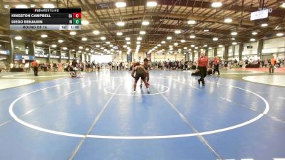 142 lbs Round Of 16 - Kingston Campbell, GA vs Diego Benjamin, RI