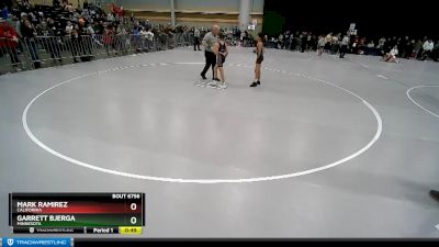 87 lbs Cons. Round 5 - Garrett Bjerga, Minnesota vs Mark Ramirez, California