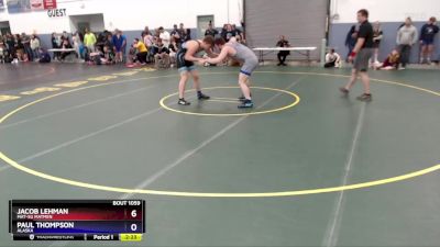 215 lbs 3rd Place Match - Paul Thompson, Alaska vs Jacob Lehman, Mat-Su Matmen