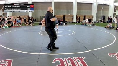 155 lbs Quarters - Kooper Kovnesky, Montana vs Jonathen Zamora, California
