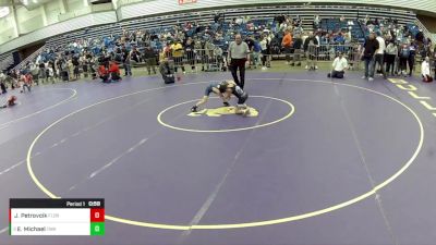 10U Boys - 63 lbs Cons. Round 4 - John Petrovcik, Florida vs Eli Michael, Contenders Wrestling Academy